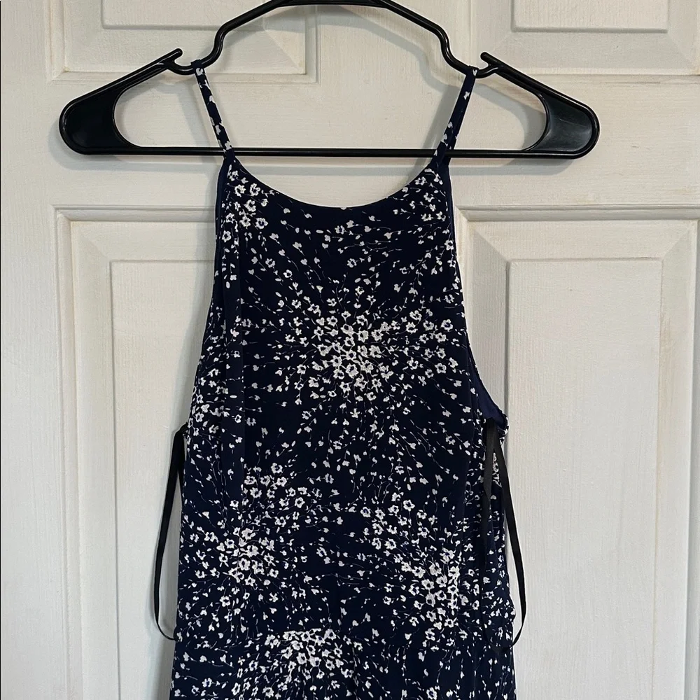 Fortune and Ivy navy and white floral dress size medium women’s - Picture 2 of 5